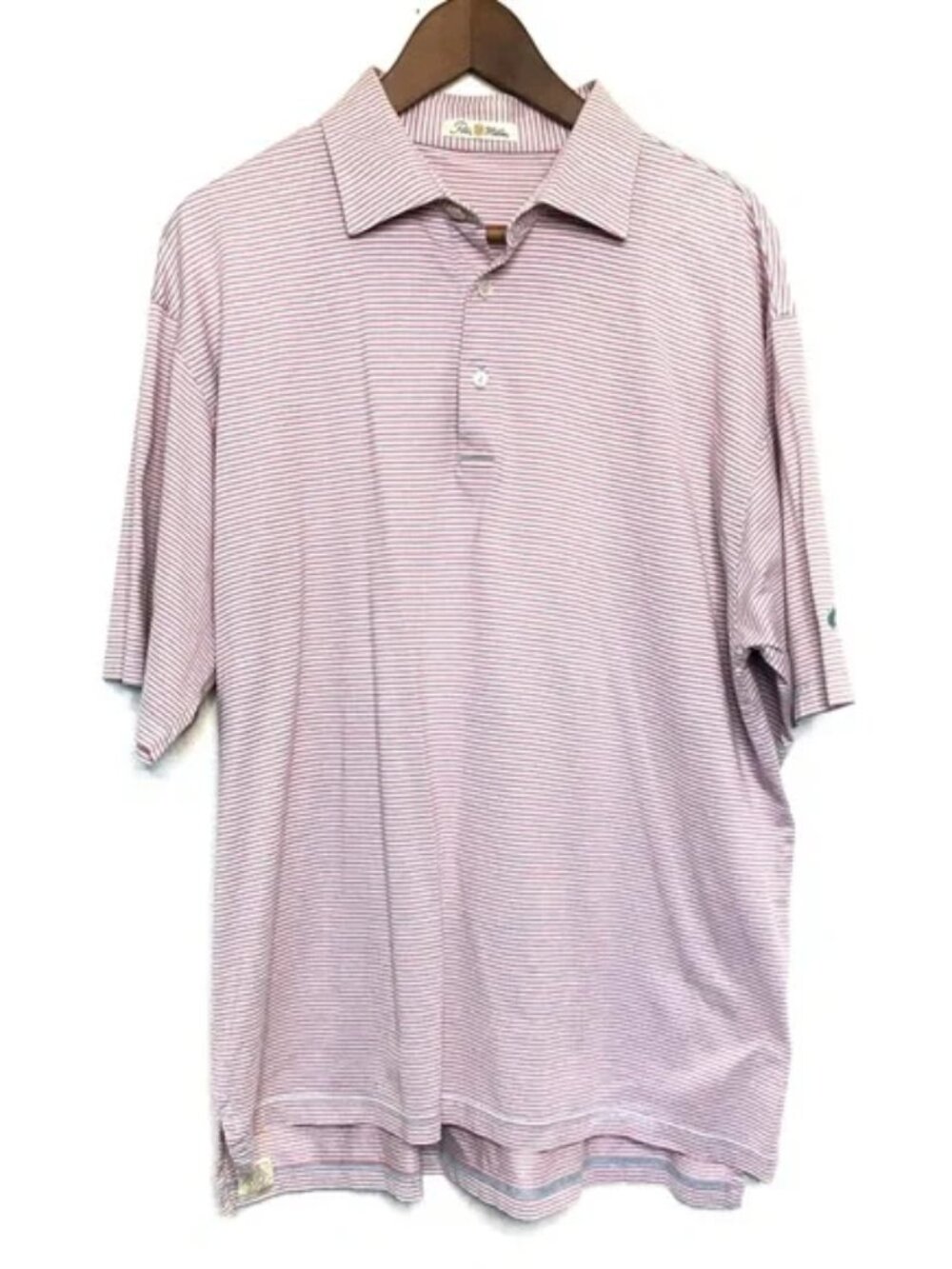 Peter Millar Striped Performance Polo Shirt